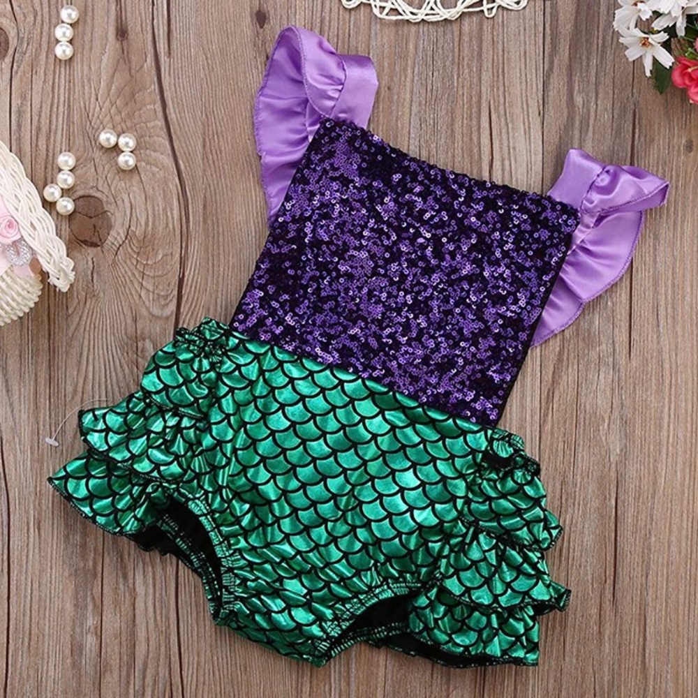 Infant Mermaid Romper